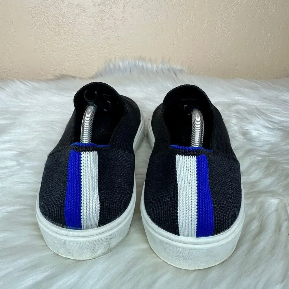 Rothy's The Original Slip On Sneakers Black Size 8